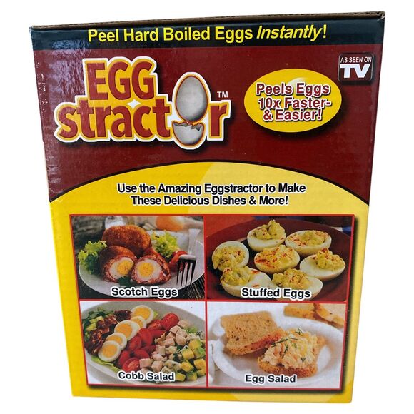 Egg‑stractor™ Hard‑Boiled Egg Peeler – New in Box - Picture 3 of 5